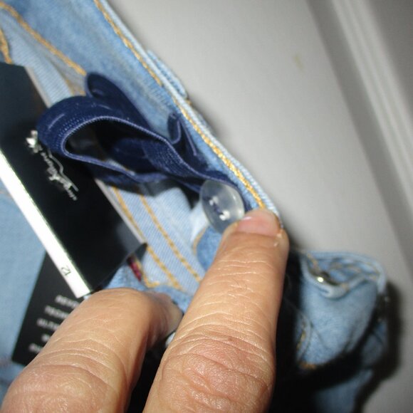 7 FOR ALL MANKIND SLIMMY Boys Size 14 Light Wash Stretch Denim Jeans - Picture 5 of 11